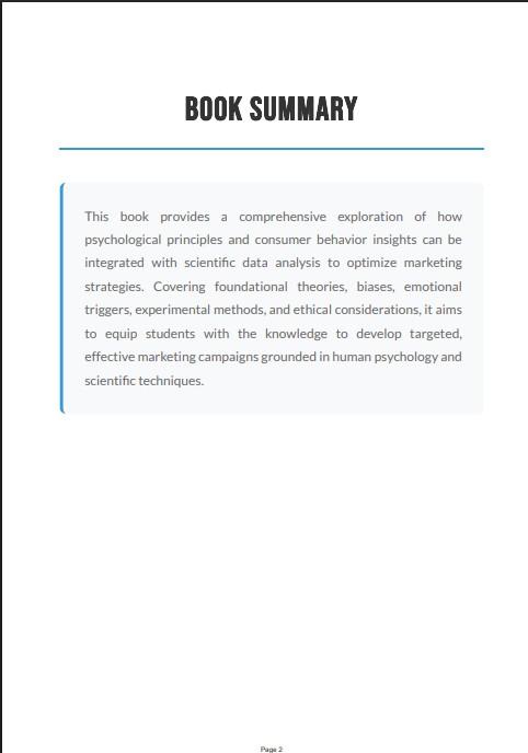 Book Summary