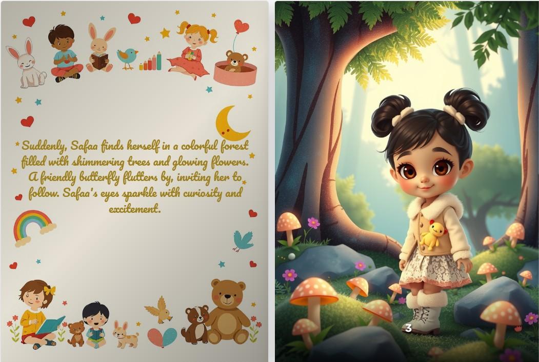 First storybook spread